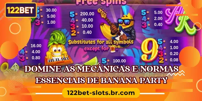 Domine as mecânicas e normas essenciais de Banana Party