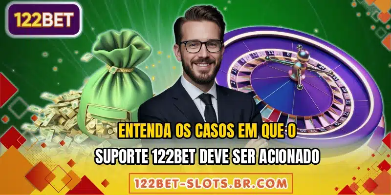 Entenda os casos em que o suporte 122BET deve ser acionado